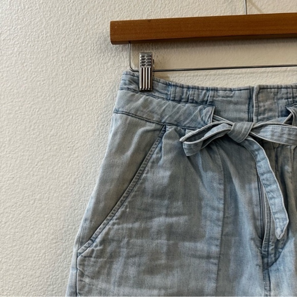 Isabel Marant Etoile Women's Marius High Waist Shorts Size XS Light Blue - Picture 4 of 11